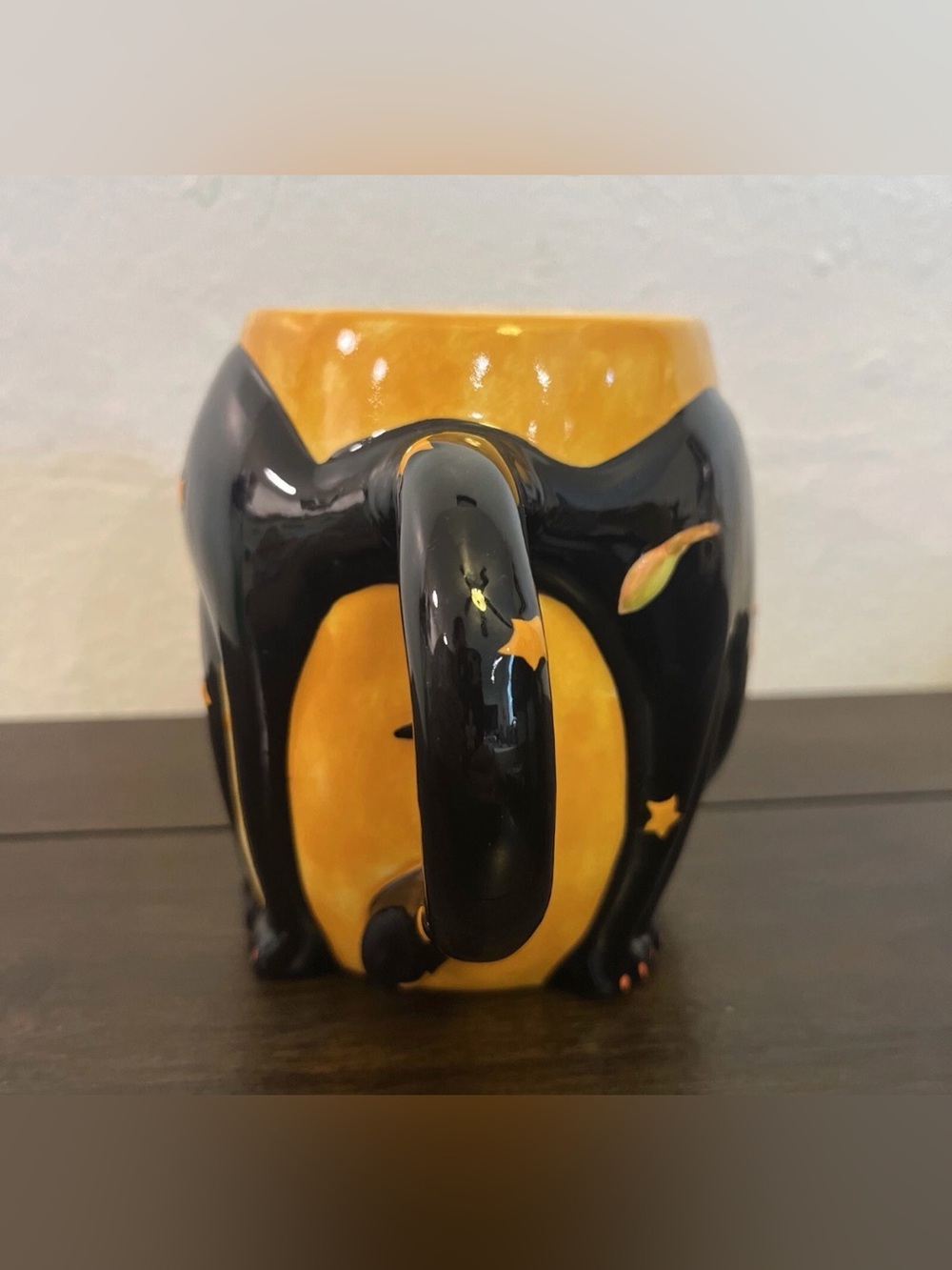 Black Cat Mug Susan Winget Halloween Jumbo Size Stars Moon - Picture 5 of 9